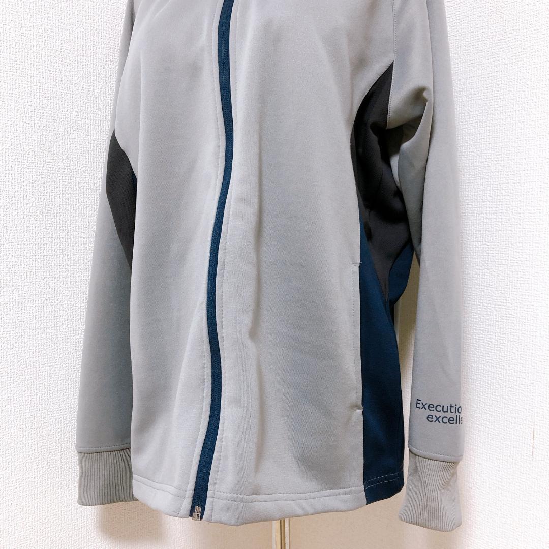 【美品】ニューバランス　シンプル万能トレーニング長袖フルジップスポーツウェア―