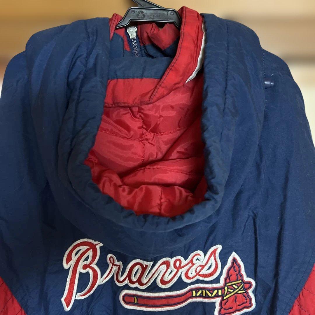 MLB アトランタブレーブス　ハーフジップジャケット