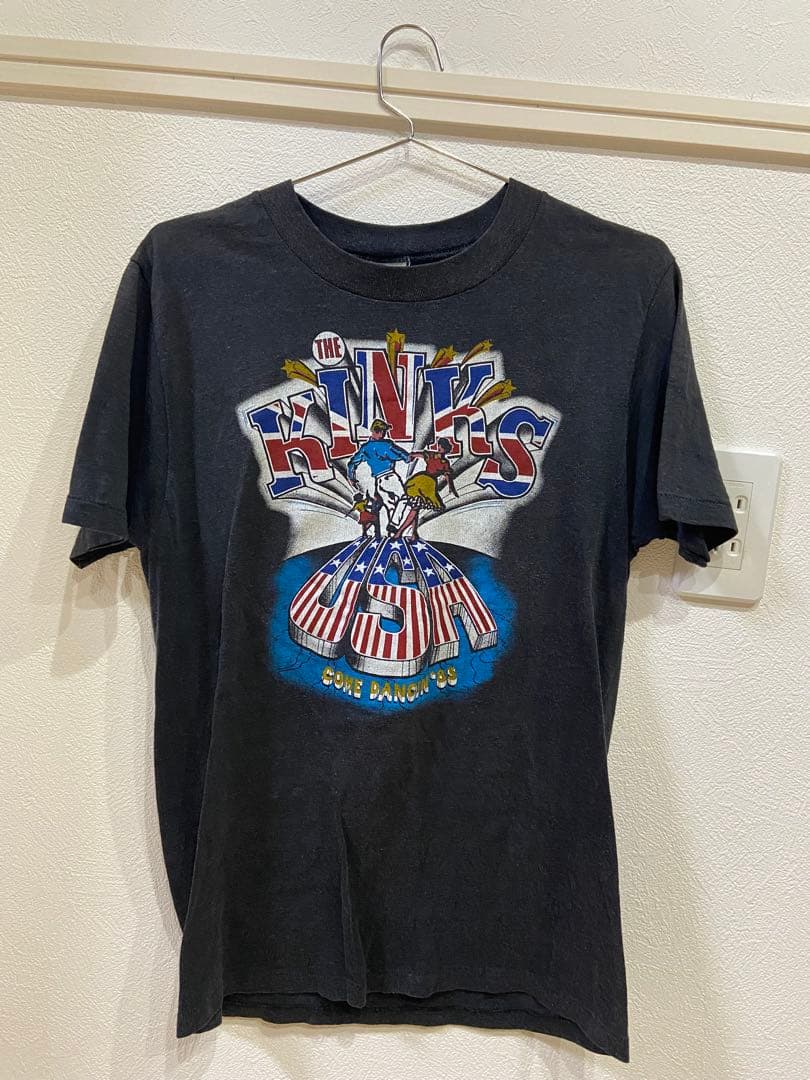 ミュージシャン 80s KINKS BAND Tee