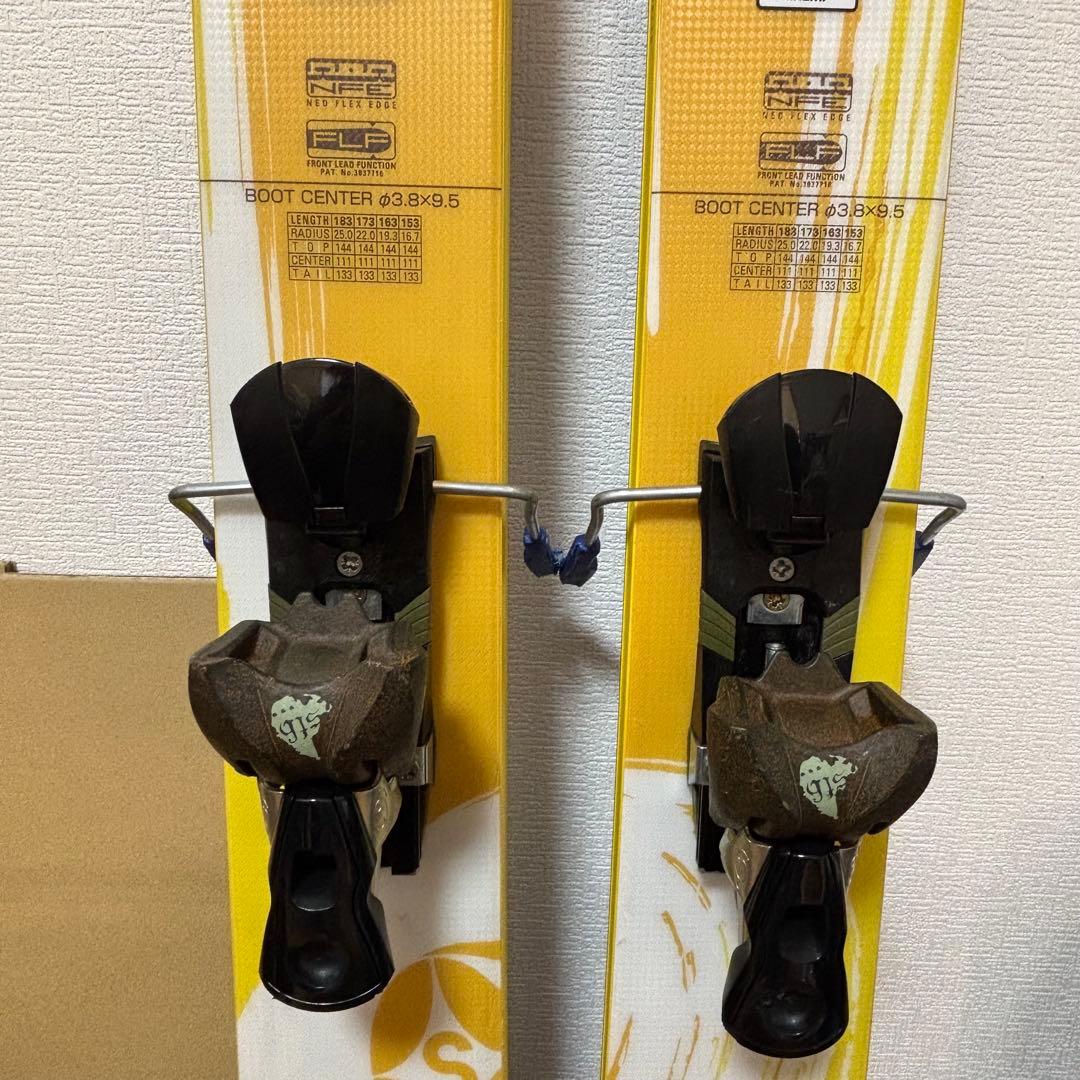 美品　OGASAKA ファットスキー　183cm サロモン　パウダースキー