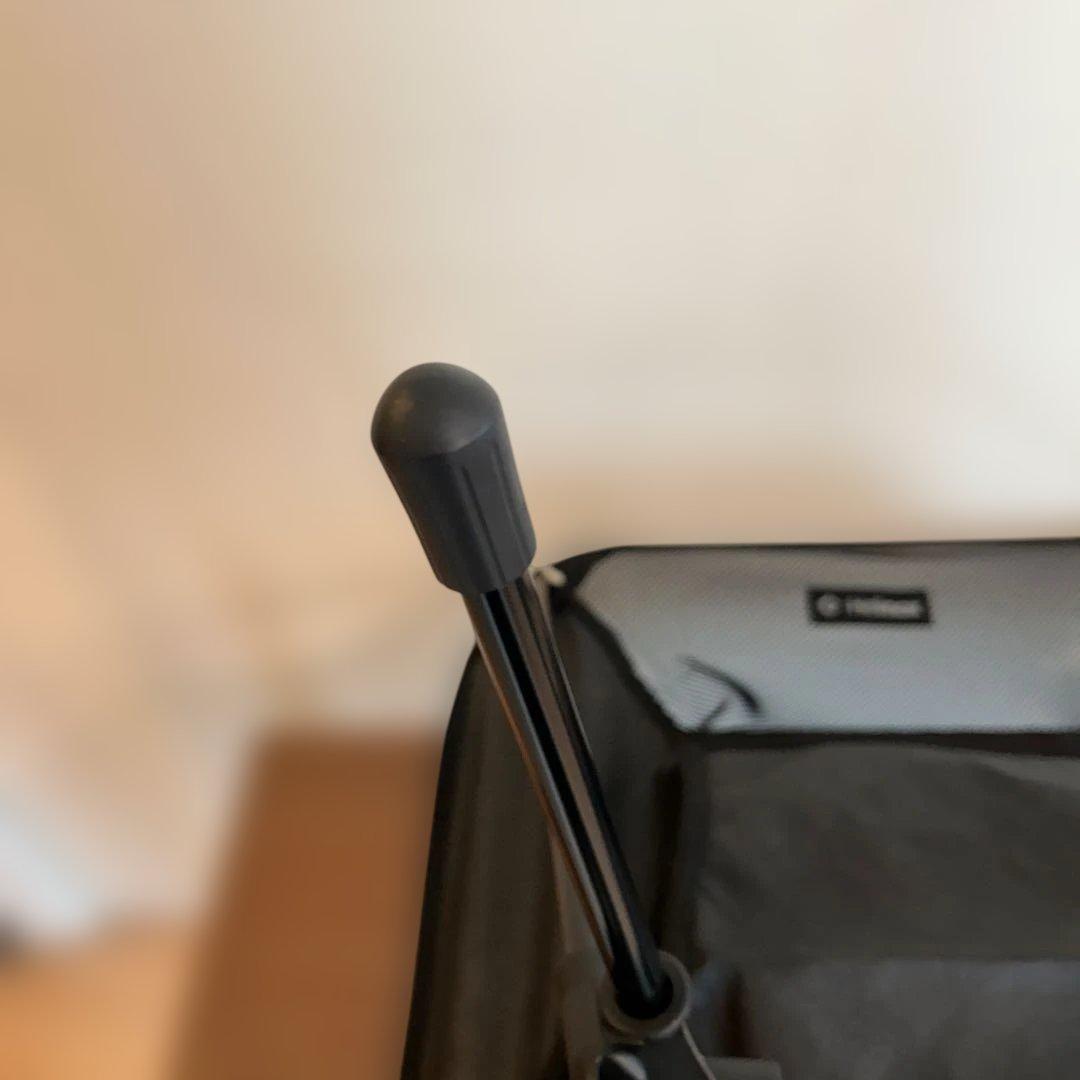 ヘリノックス チェアワン オールブラック＋サドルバック＋ペグ
