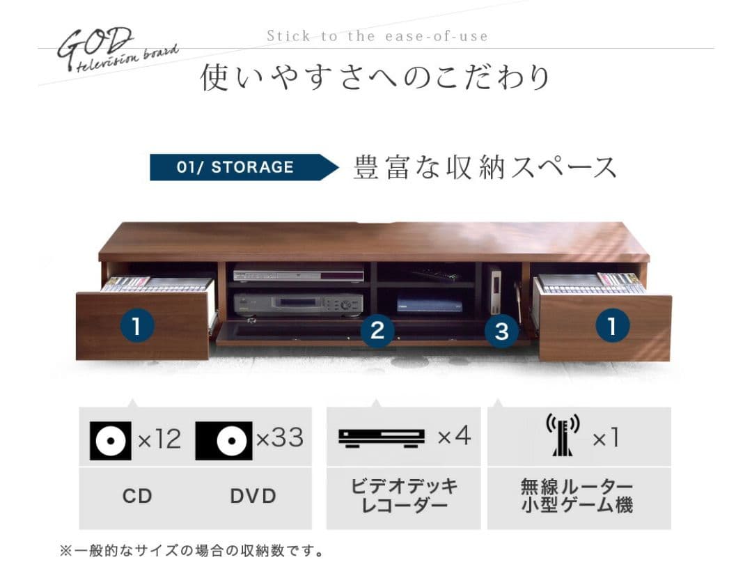 テレビ台、テレビボード