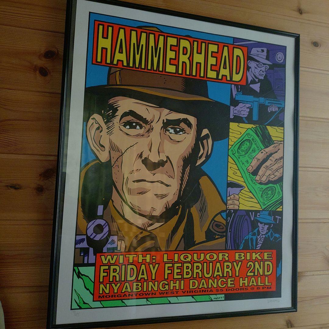 KOZIK コジック シルクスクリーン ポスター Hammerhead