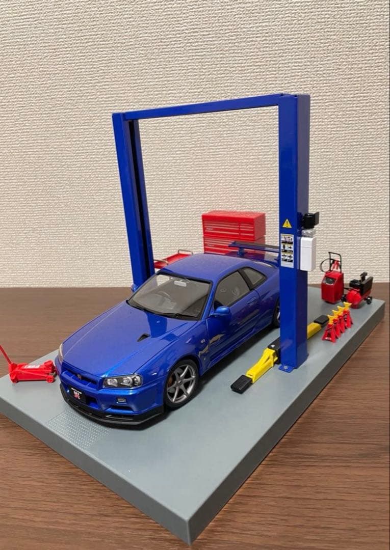 1/18 グリーンライト カーリフト ジオラマ kyosho auto art