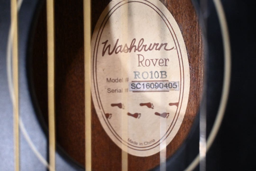 Washburn RO10B②【状態C+】 トラベルギター ミニギター