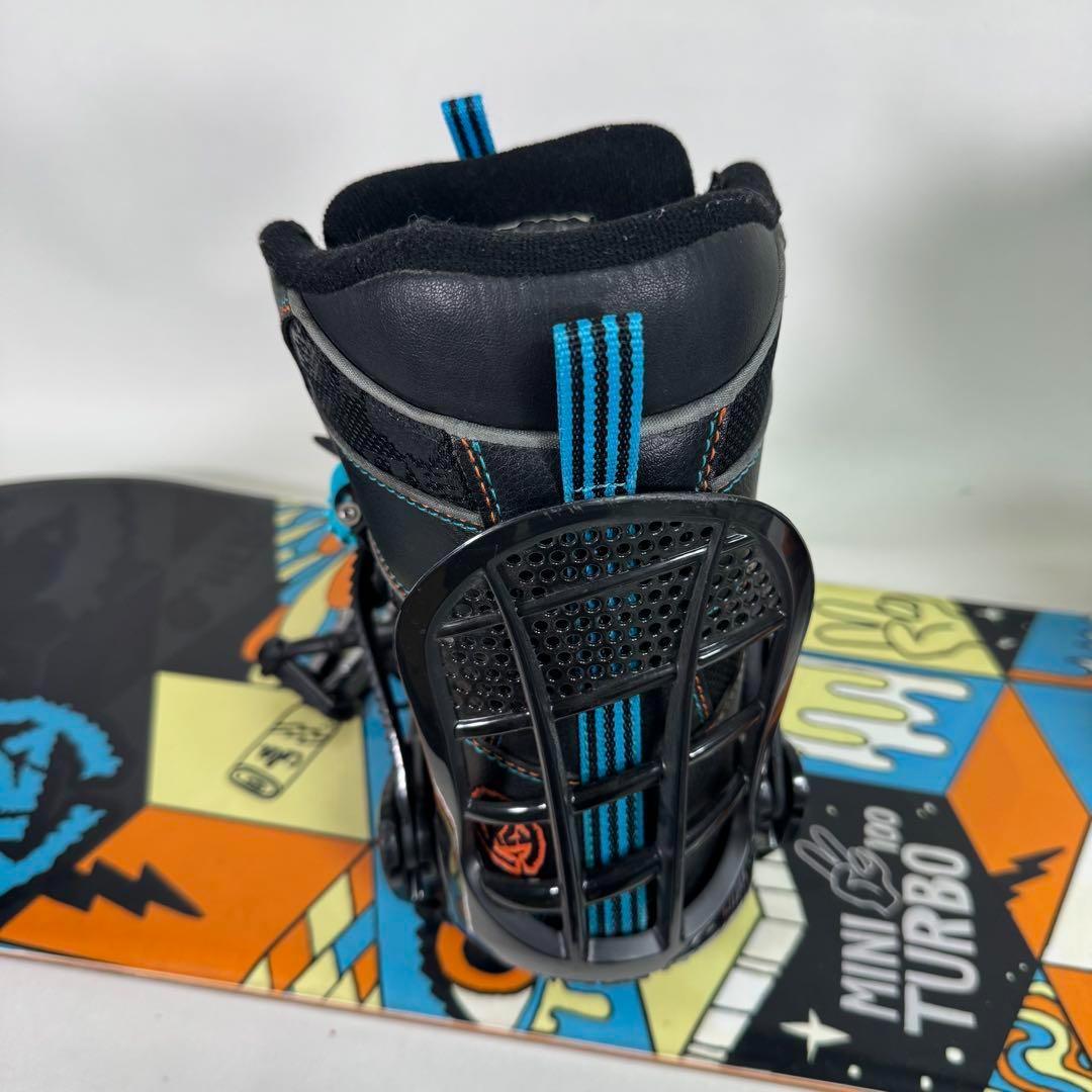 【美品】キッズスノーボード MINI TURBO 100cm ブーツ