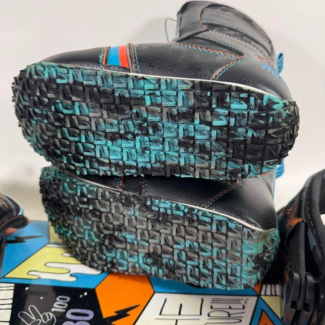 【美品】キッズスノーボード MINI TURBO 100cm ブーツ
