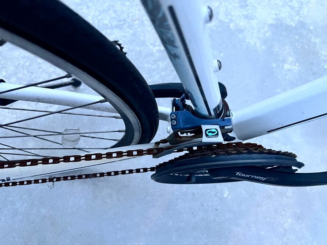 【引き取り限定】Bianchi ROMA4ホワイト クロスバイク