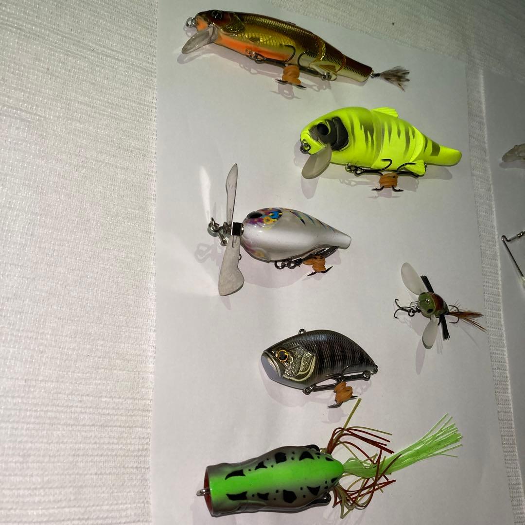 ブラックバス釣り　ルアーセット売り