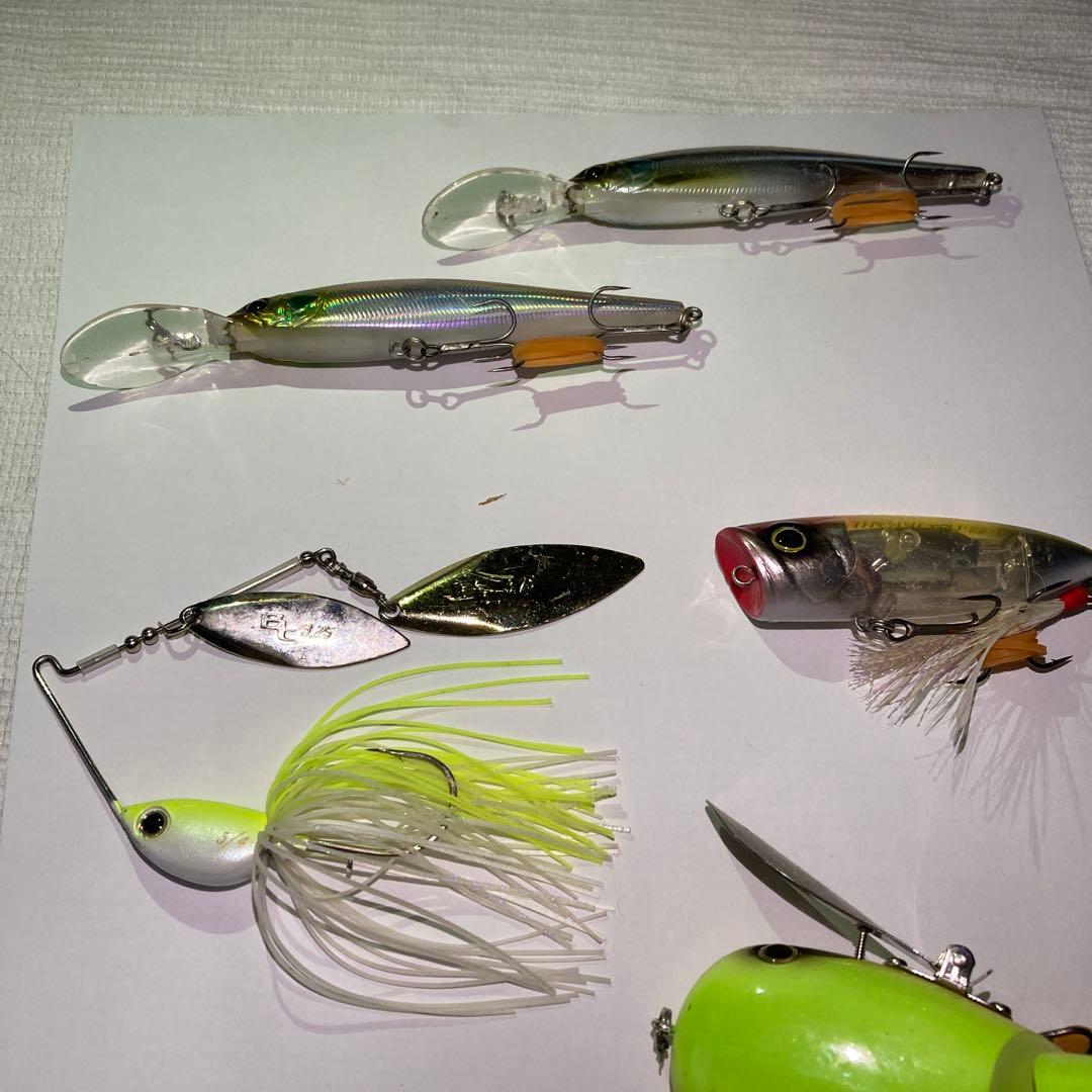 ブラックバス釣り　ルアーセット売り