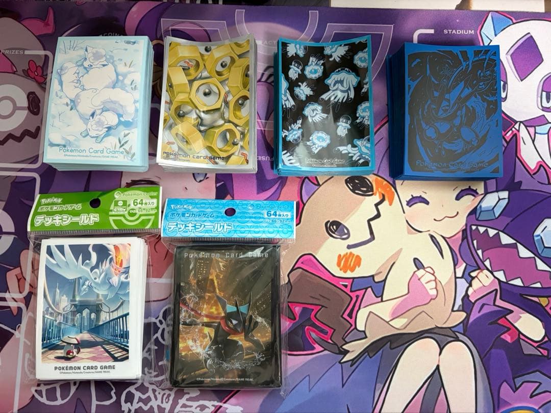 ポケモンカード引退品 デッキケース7個＋デッキシールド6セット サプライまとめ