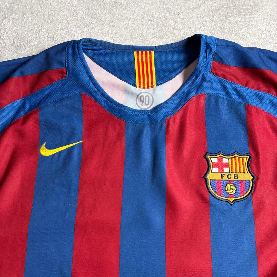 NIKE FCバルセロナ　2005-06 レプリカホームユニフォーム　ブランク