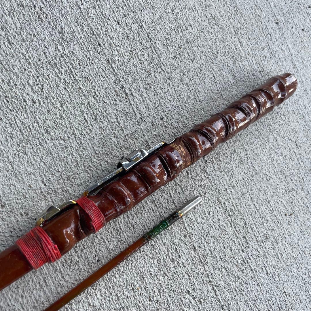 手製和竿☆7尺 2.1m 布袋竹 チヌ釣り ヘチ釣り 落とし込み ダンゴ チヌ竿