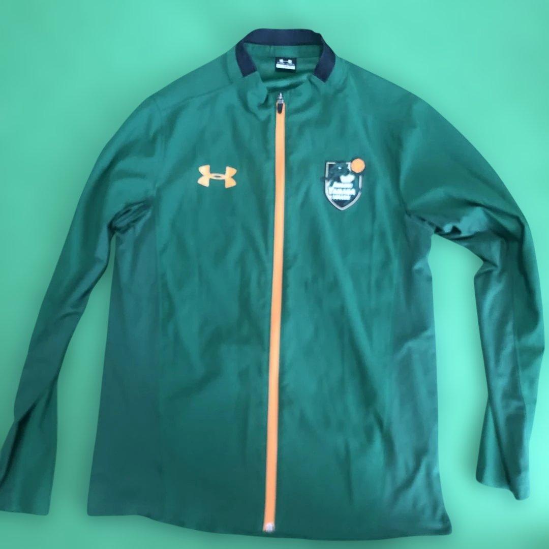 青森山田高校アンダーアーマーUnderArmourサッカーフルジップジャージ上L