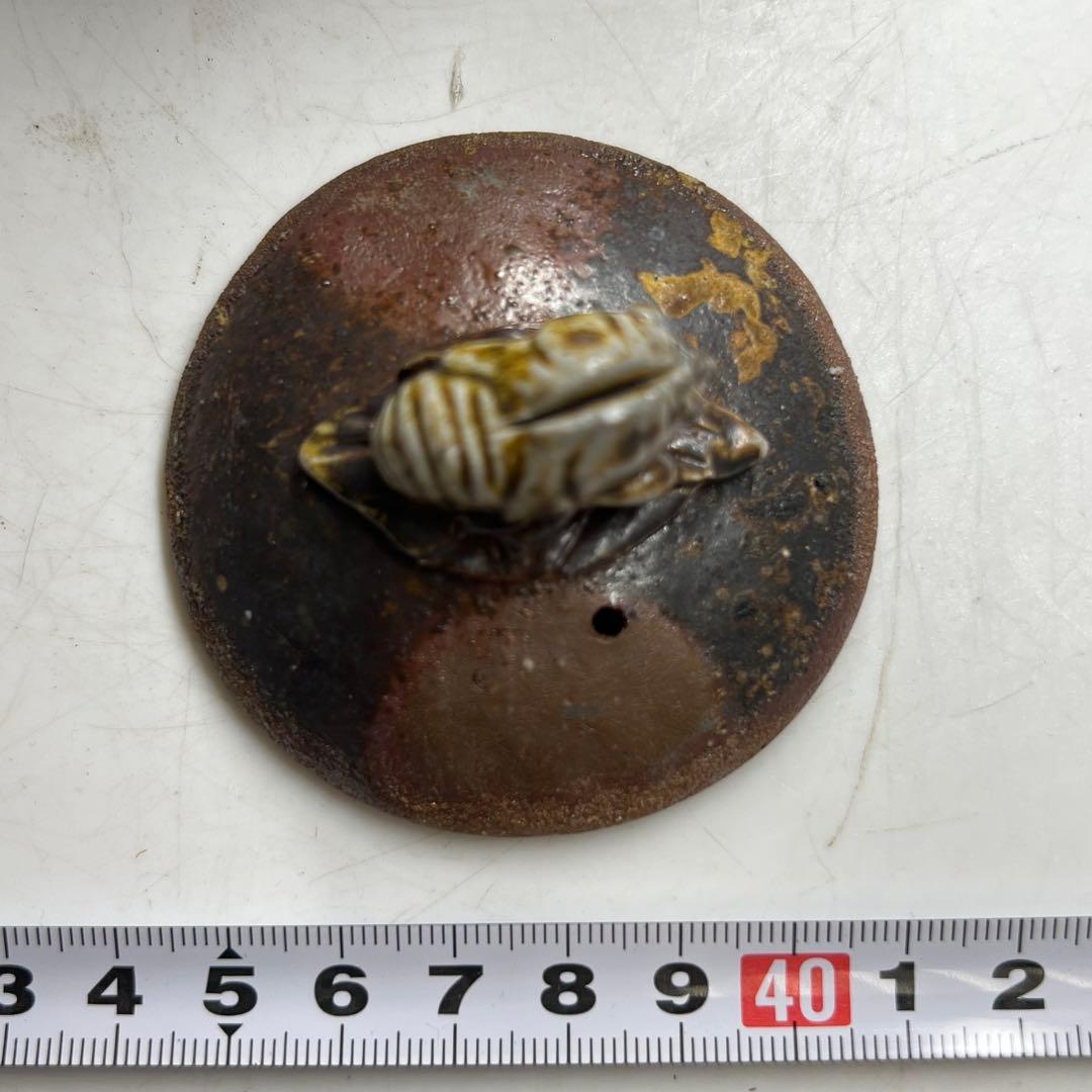 小山一草 備前宝瓶 h7.3cm 東キ8-0326☆2F
