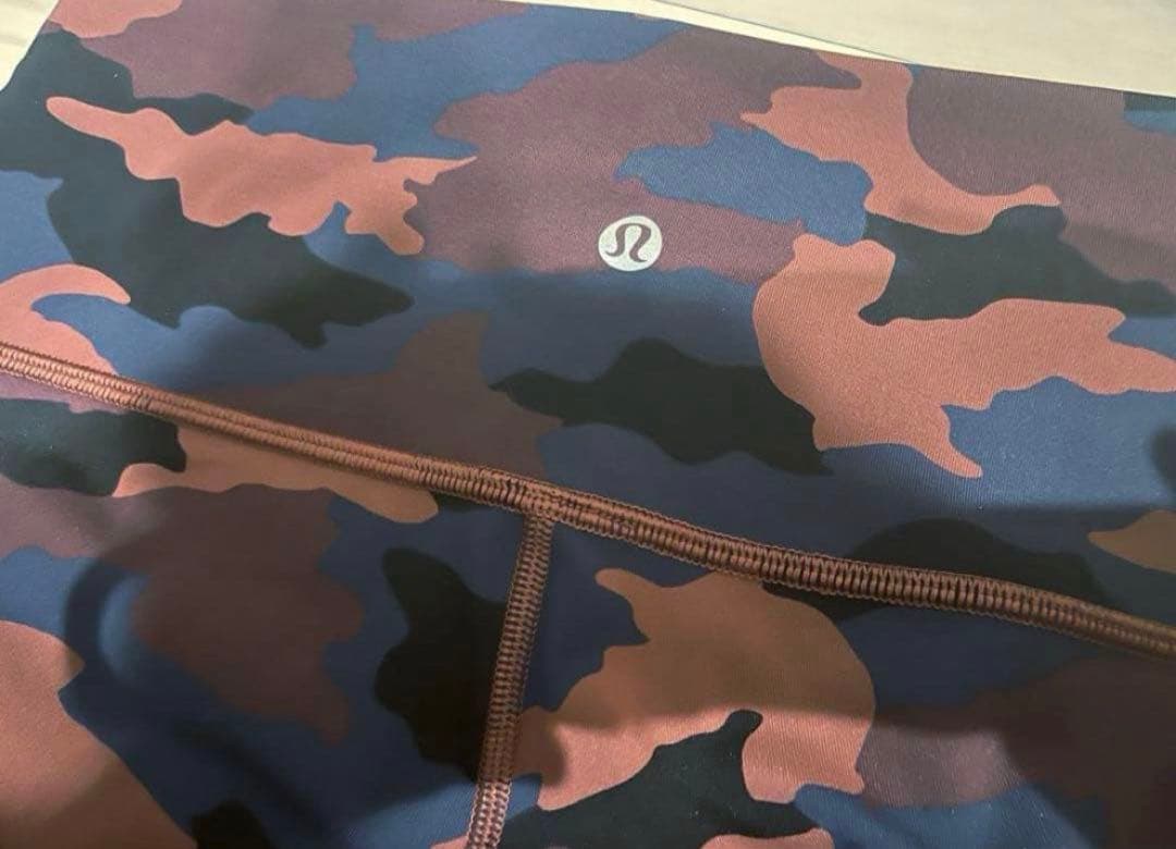 Lululemon ルルレモン　レギンス　カモフラージュ　迷彩柄　サイズ8