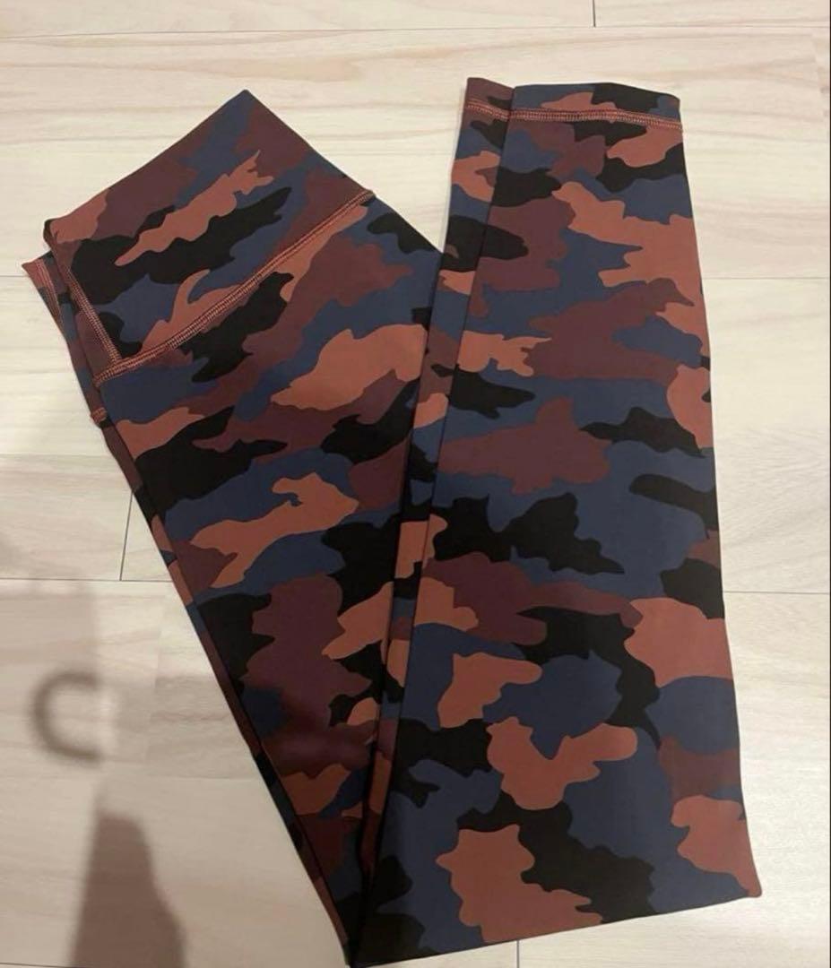 Lululemon ルルレモン　レギンス　カモフラージュ　迷彩柄　サイズ8