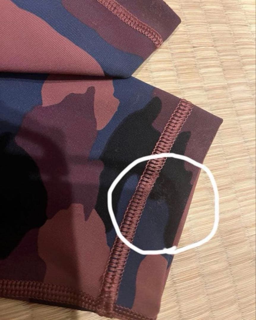 Lululemon ルルレモン　レギンス　カモフラージュ　迷彩柄　サイズ8