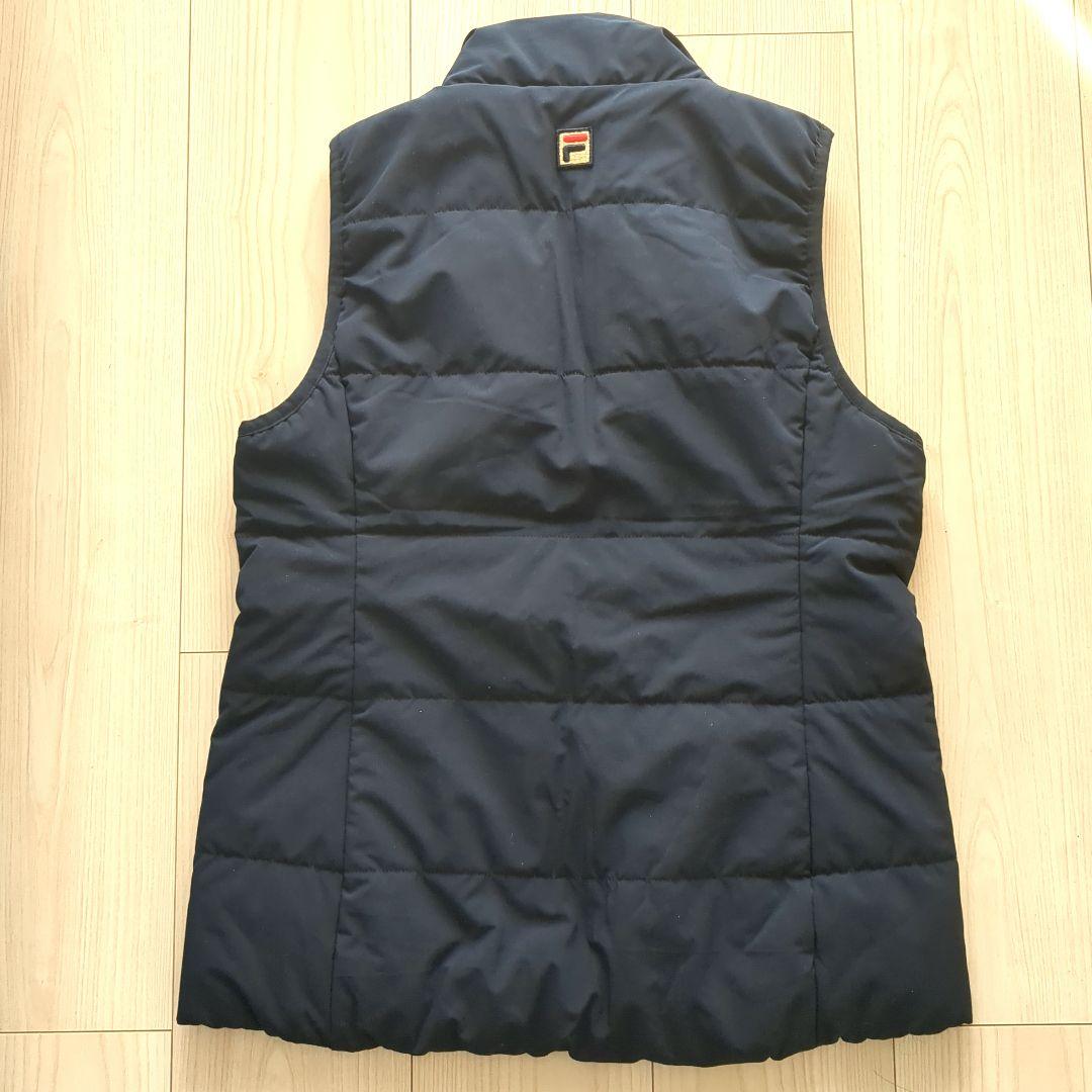 FILA ネイビー ノースリーブベストMサイズ