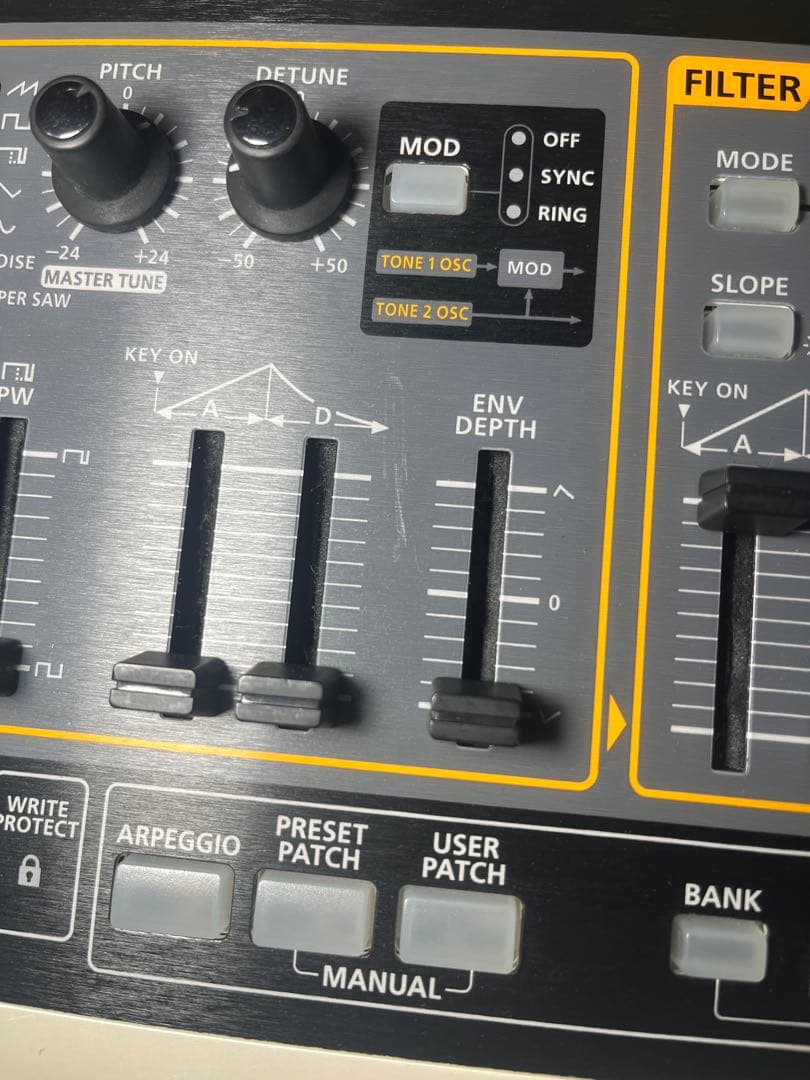 教本付き Roland GAIA SH-01ローランドシンセサイザー 37鍵