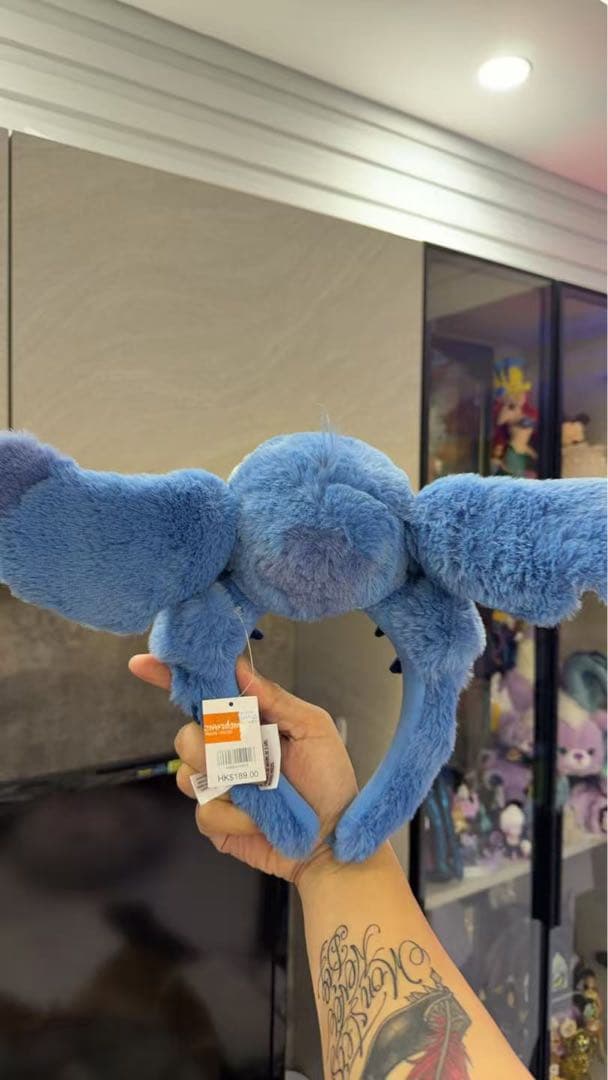 香港ディズニー正規品　スティッチ カチューシャ