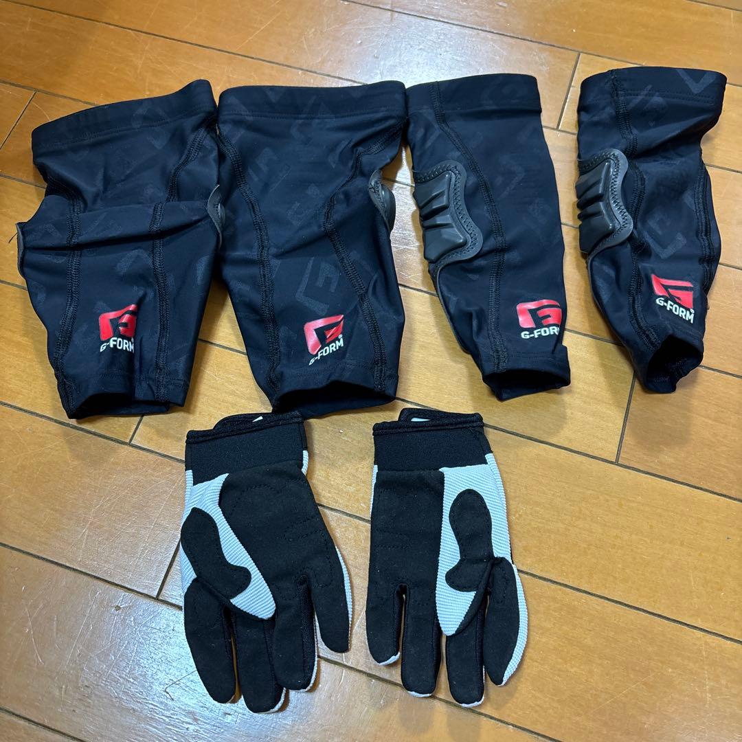 G-Form PRO-X 膝&肘当て、ストライダーズ グローブセット