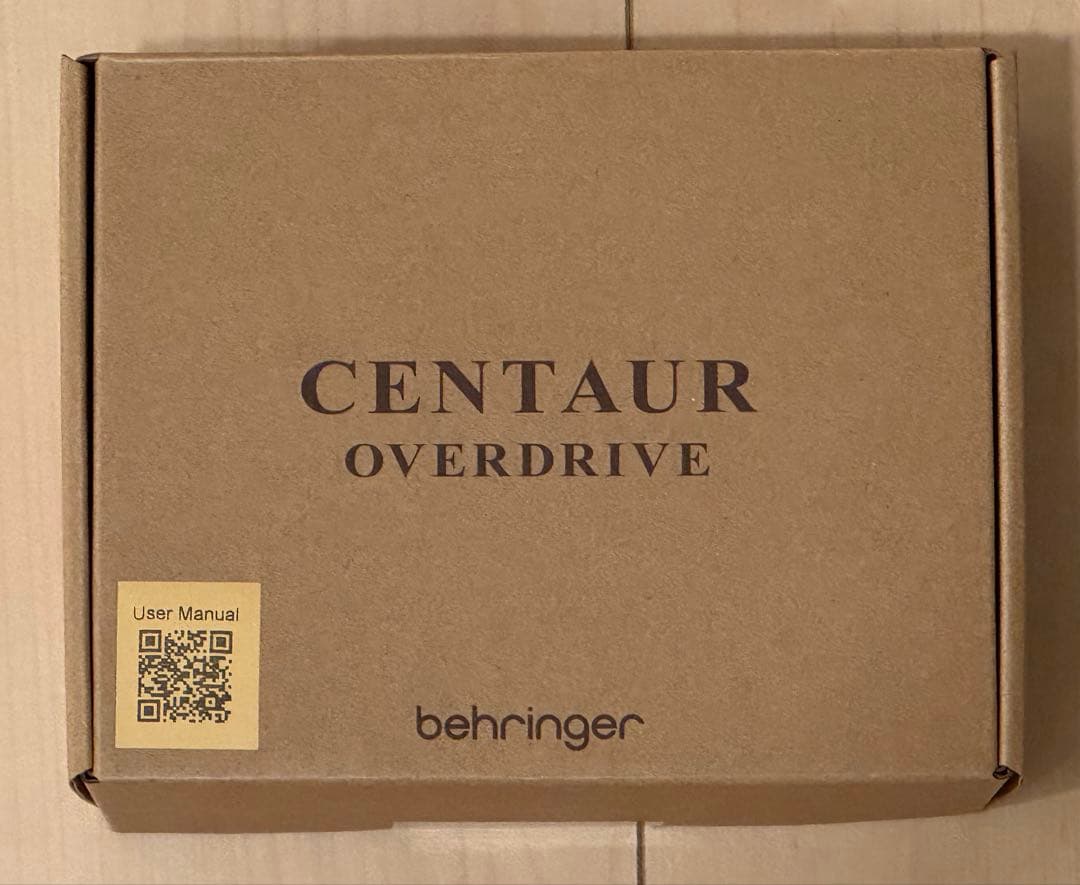 【新品未使用】BEHRINGER CENTAUR OVERDRIVE 初期仕様