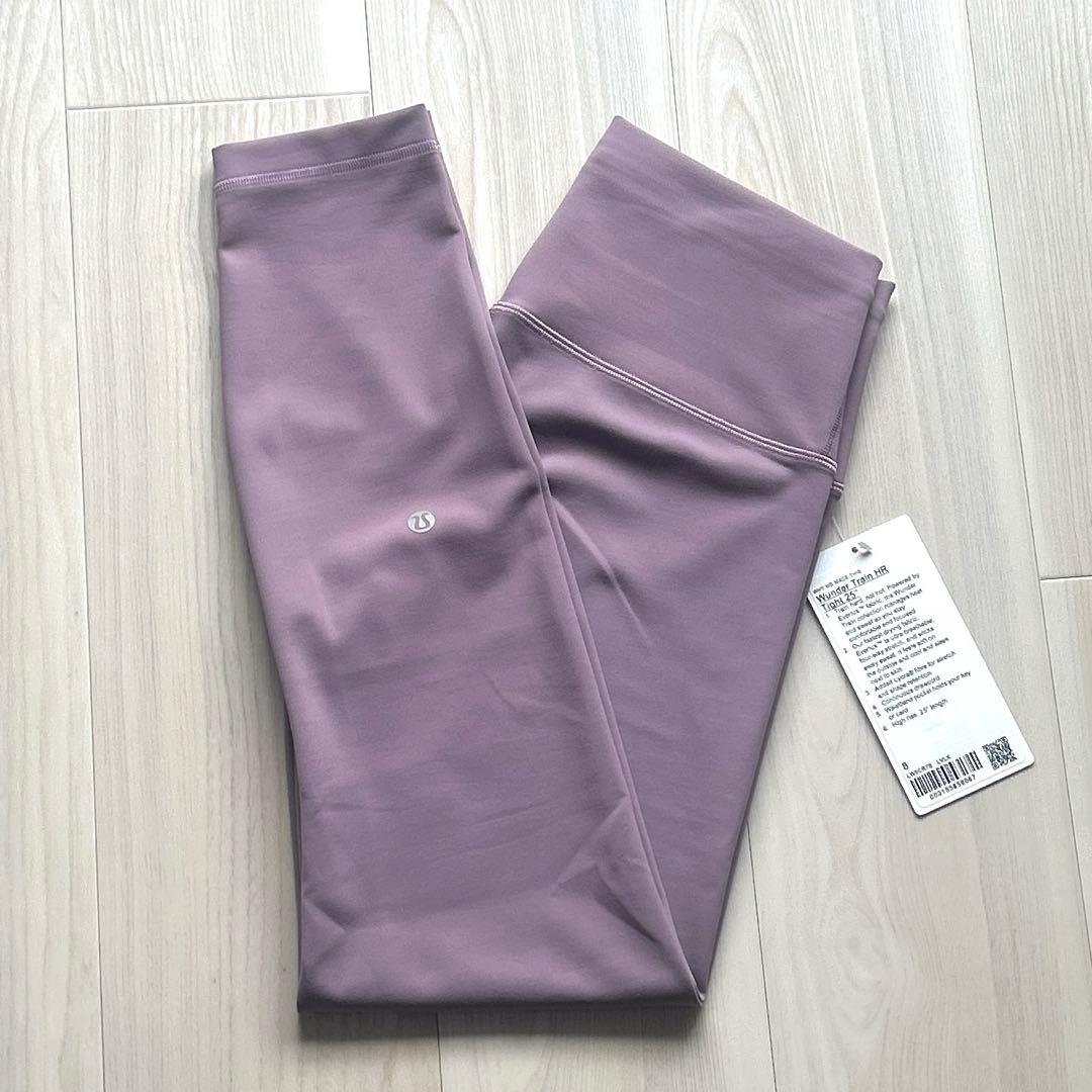 新品◎lululemon ルルレモン レギンス 25\" ラベンダー サイズ8