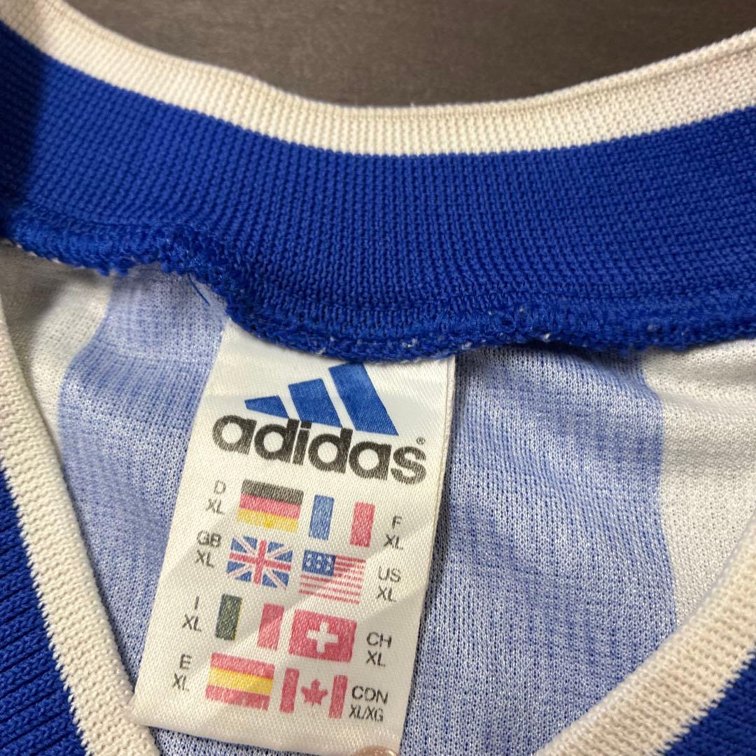 90s adidas ゲームシャツ　万国旗タグ　WALTER イギリス製　8La