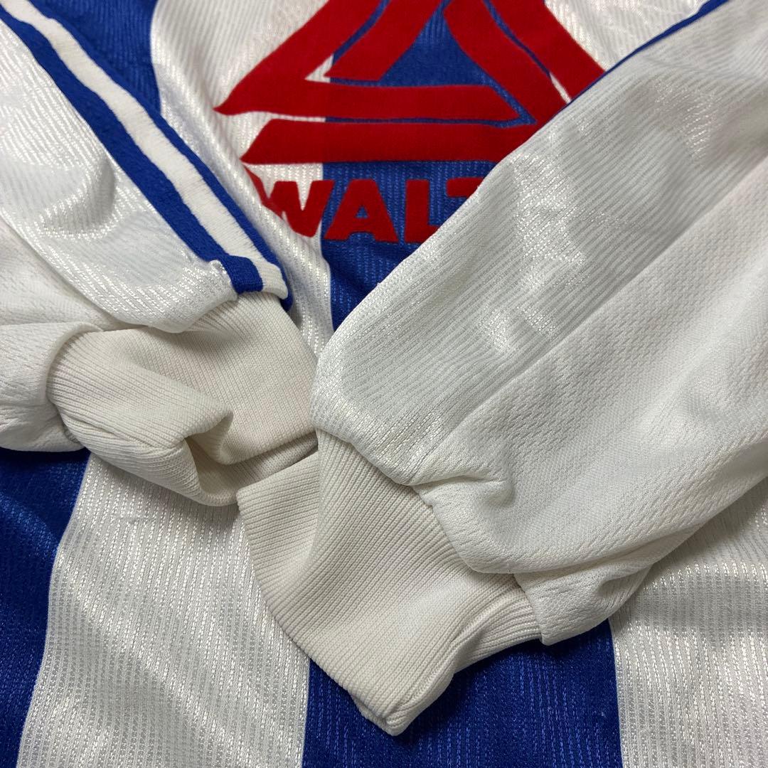 90s adidas ゲームシャツ　万国旗タグ　WALTER イギリス製　8La