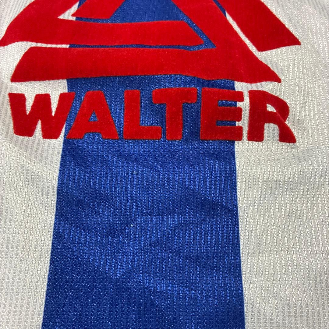 90s adidas ゲームシャツ　万国旗タグ　WALTER イギリス製　8La