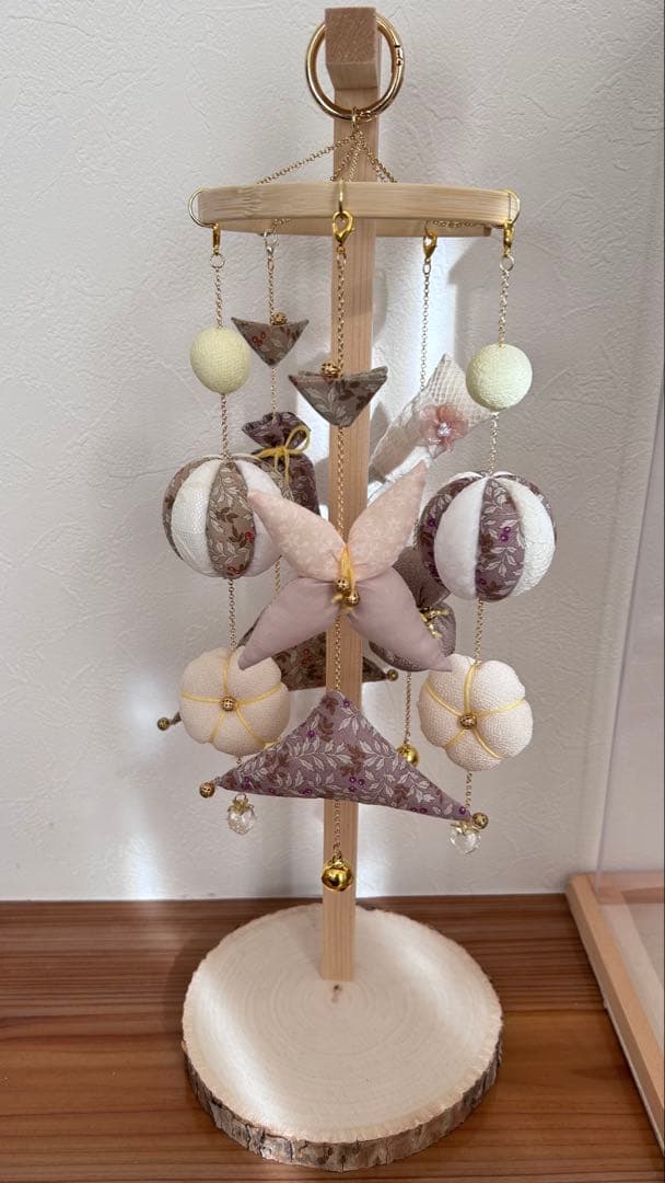 【つるし雛】ハンドメイド ナチュラル つるし飾り／ひな祭り｜ケース付き