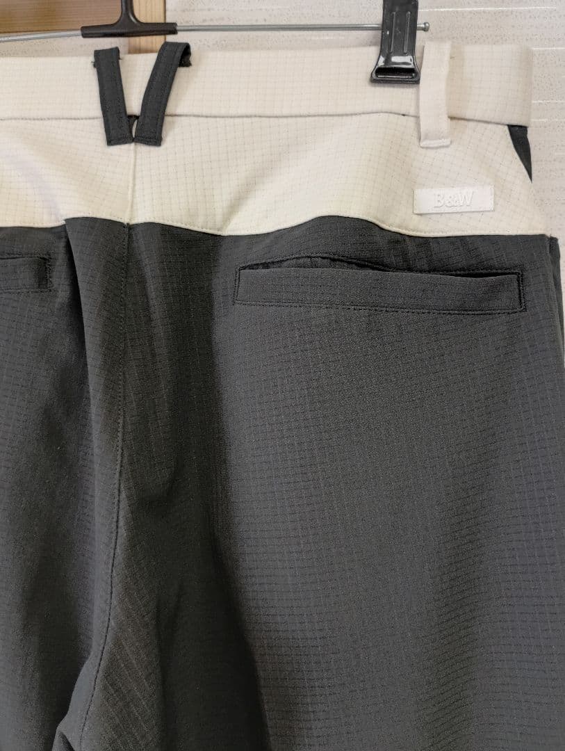 Black&White メンズスリムフィットパンツ ブラック M　超美品