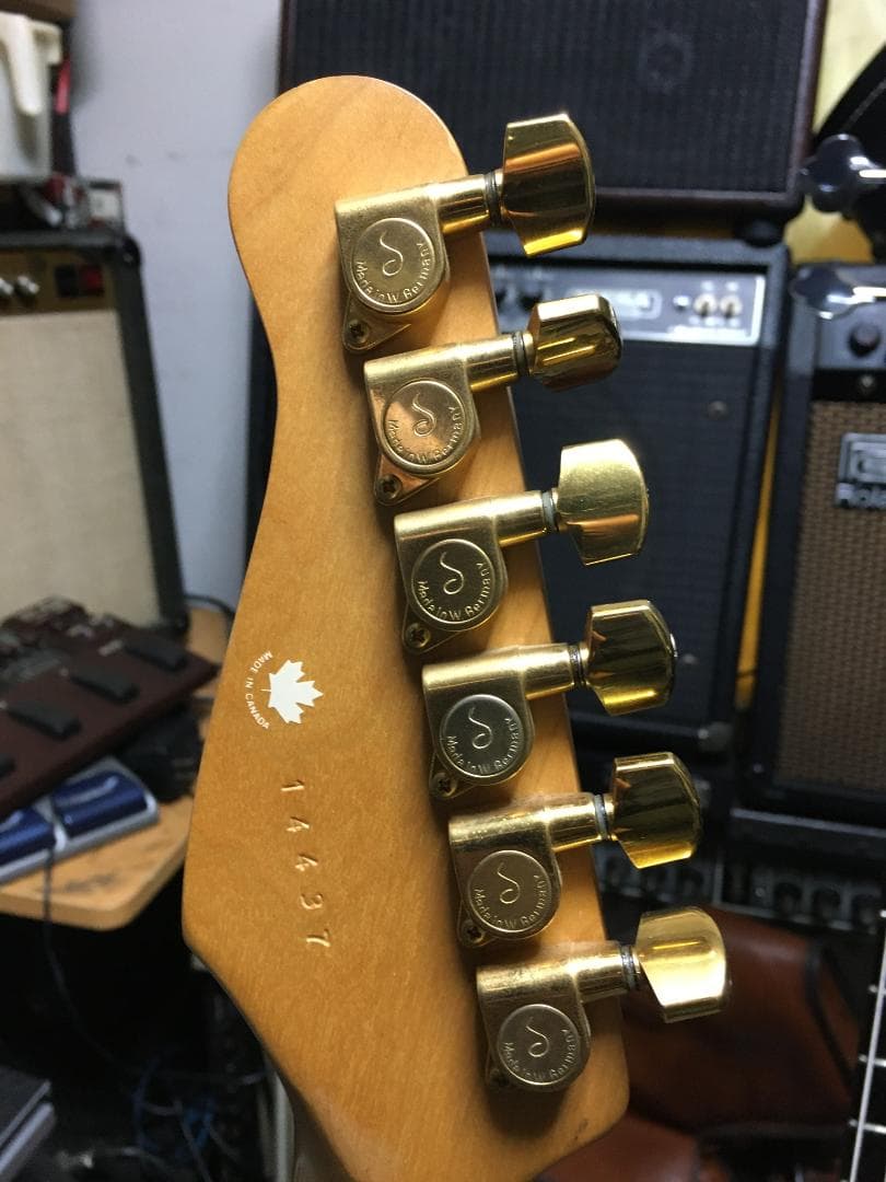 Godin acousticaster passive　レース他改良多　動画！