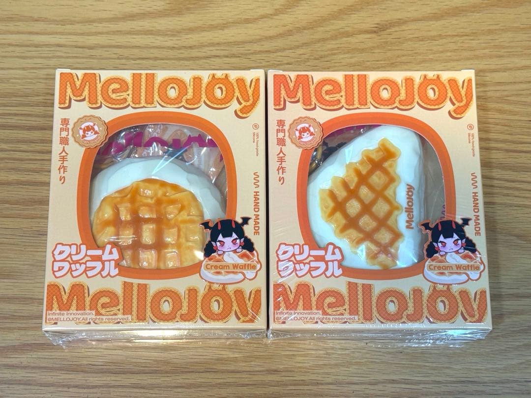 【新品未開封】☆Mellojoy☆メロジョイ☆クリームワッフル☆まる☆さんかく☆