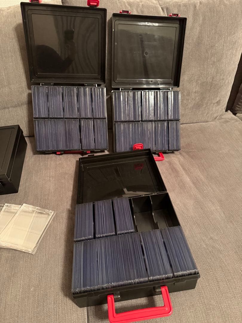 (未使用)カードケース6個　ローダー600枚以上　セット　お得　引退 引退品