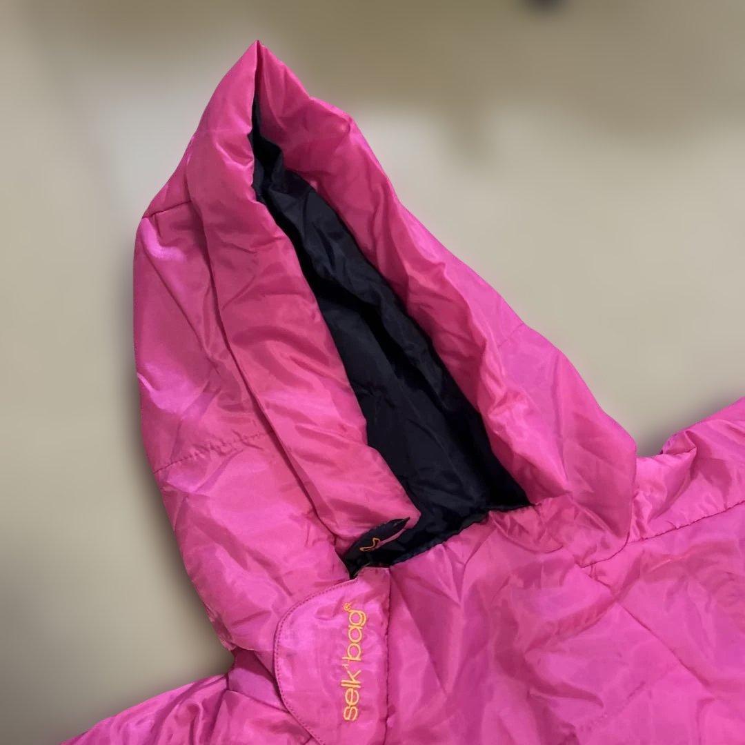 美品【寝袋】キッズselk'bag 人型シュラフ M 122〜137cm