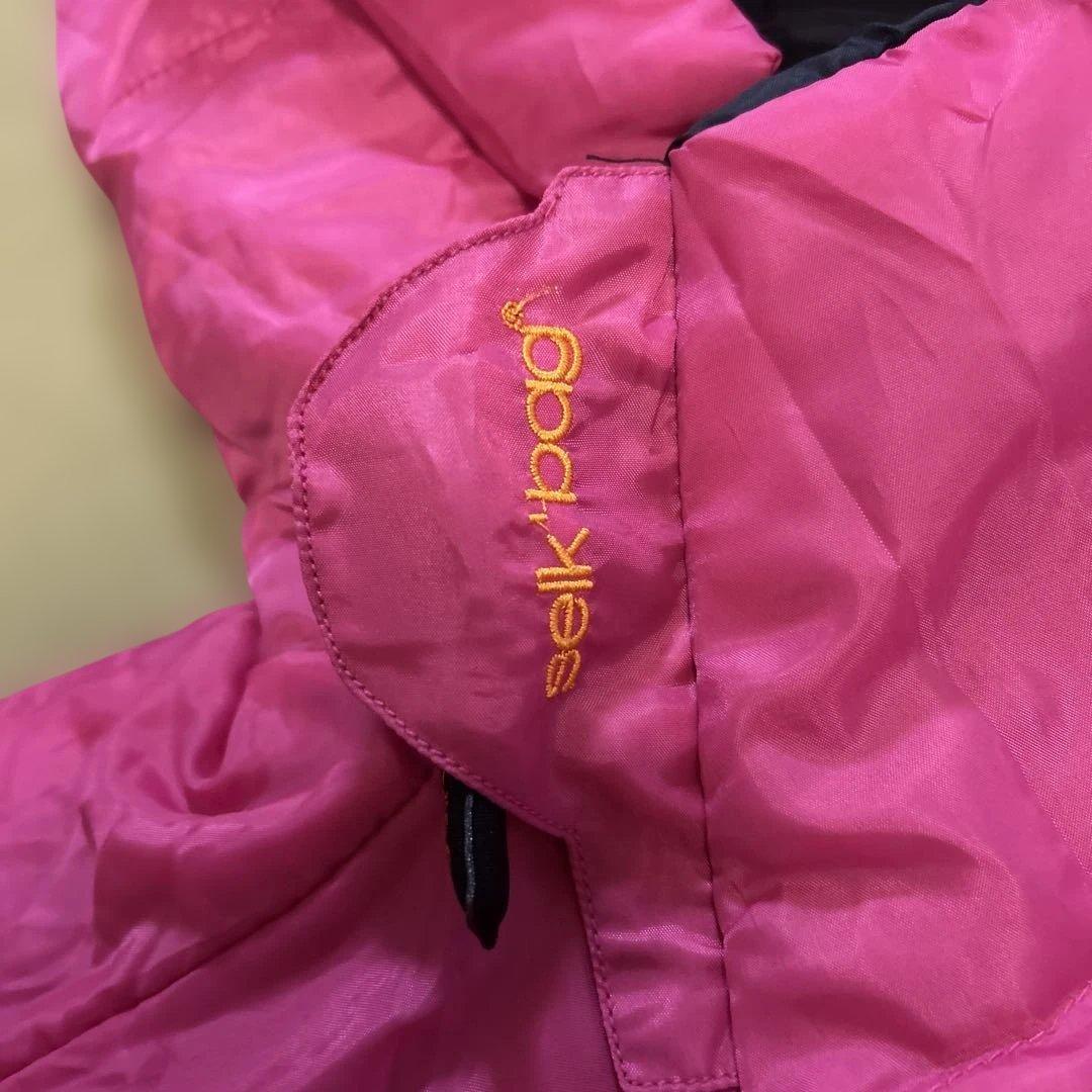 美品【寝袋】キッズselk'bag 人型シュラフ M 122〜137cm