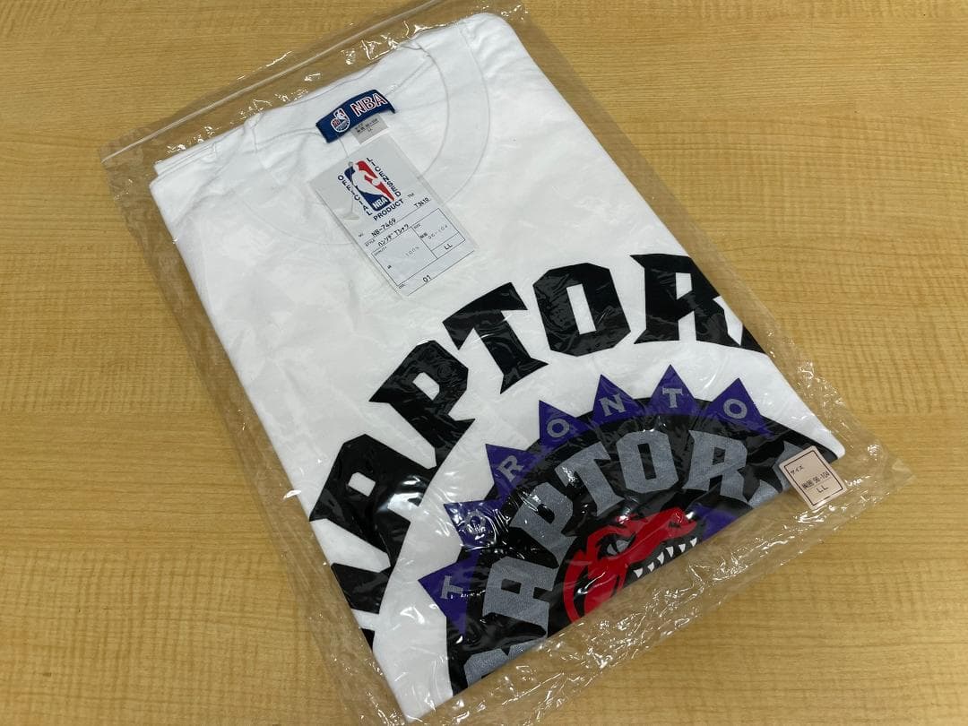 デッドストック★オールドロゴNBAトロントラプターズTシャツ★LL★N2068