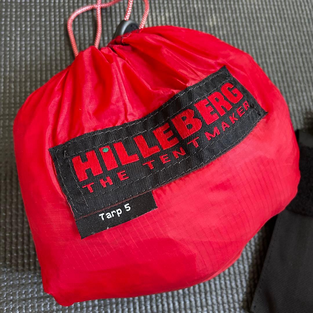 HILLEBERG ヒルバーグ タープ5 赤 DACペグ付