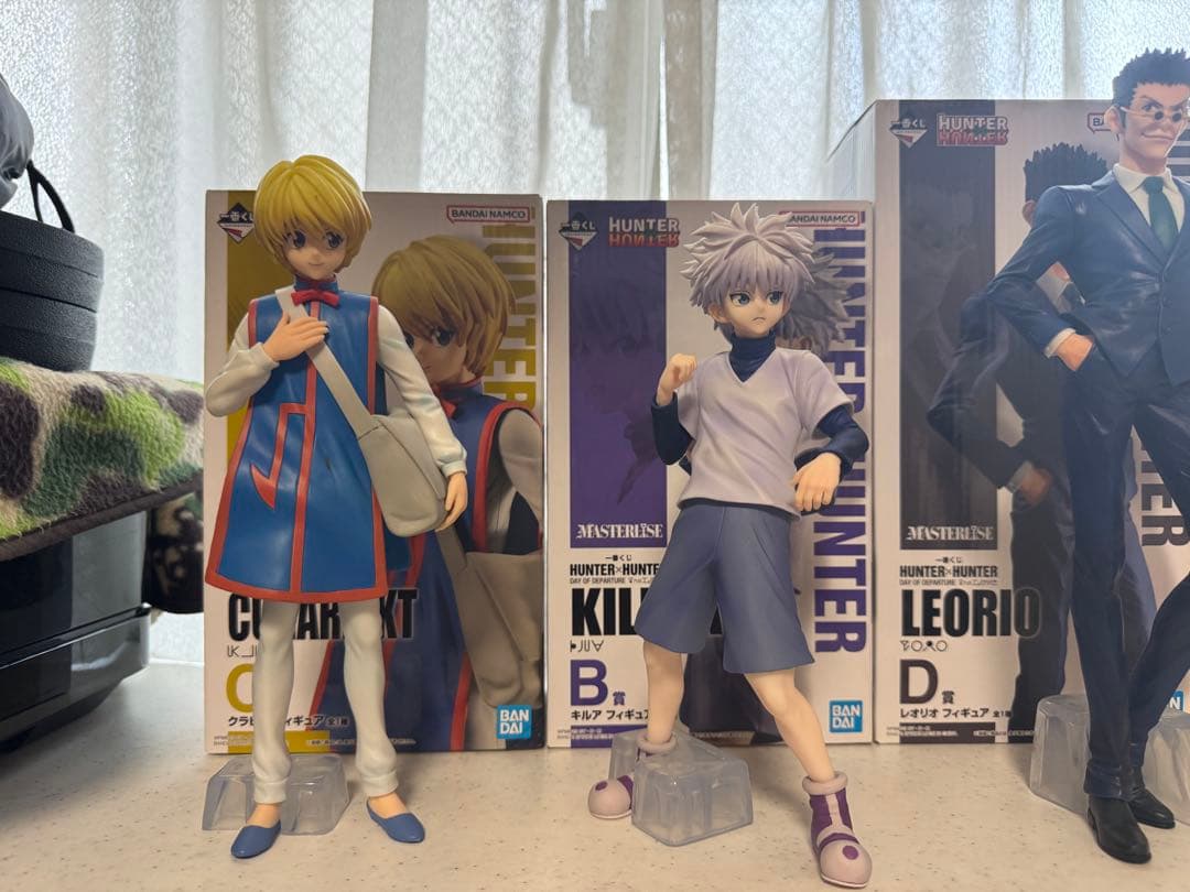 ハンターハンター　フィギュア　1番くじ　4体セット　ジャンプ　ゴン　キルア