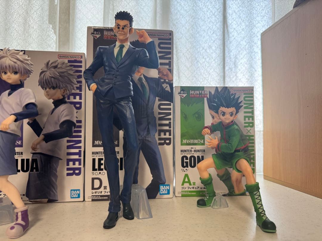 ハンターハンター　フィギュア　1番くじ　4体セット　ジャンプ　ゴン　キルア