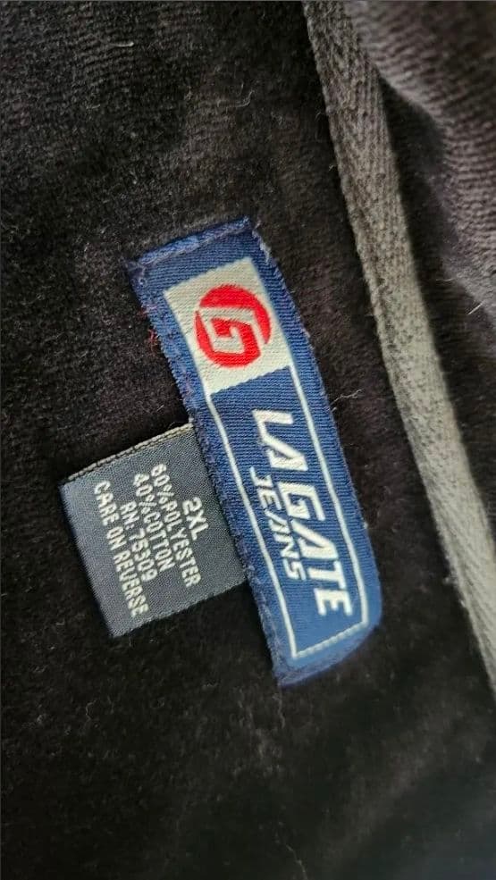超レア！LA GATE JEANS ベロアセットアップ2XL早い者勝ち‼