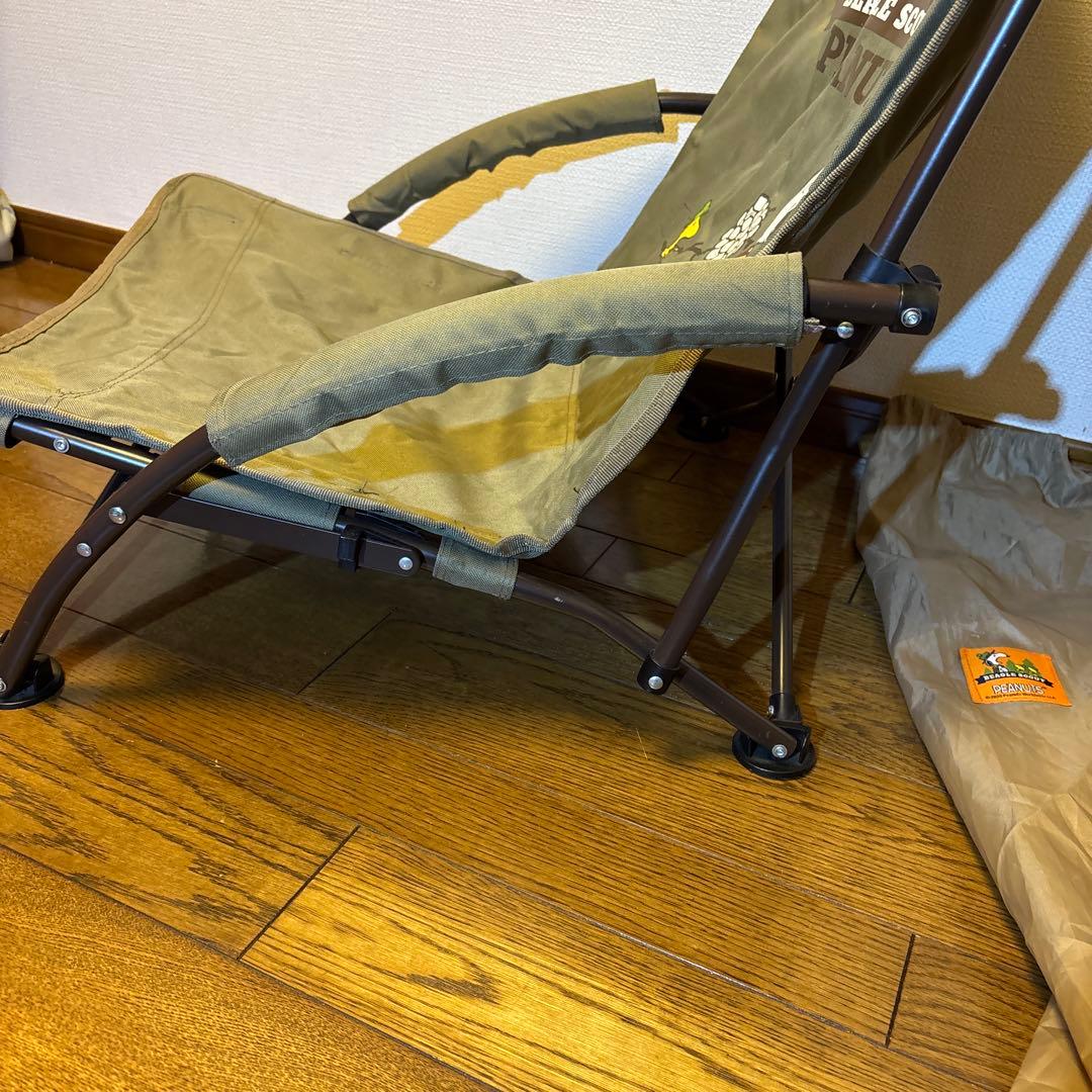スヌーピー BEAGLE SCOUT ロゴス チェア✨