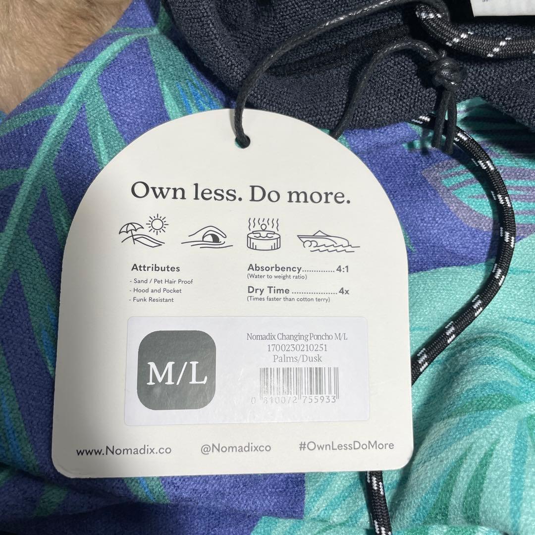 NOMADIX CHANGING PONCHO チェンジングポンチョ M/L