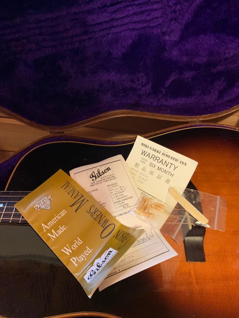 ギター Gibson gospel 1995 31year's old vintage