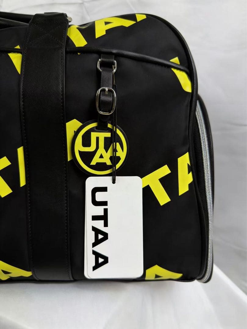 UTAA ボストンバッグ ゴルフバッグ 大容量 ブラック×イエロー 新品タグ付き