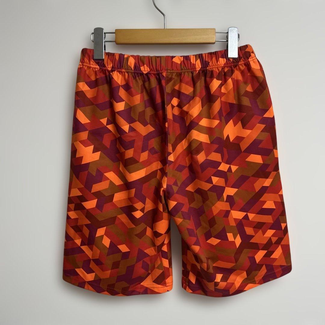 【美品】YONEX ハーフパンツ　ベリークールユニ　柄パン　赤