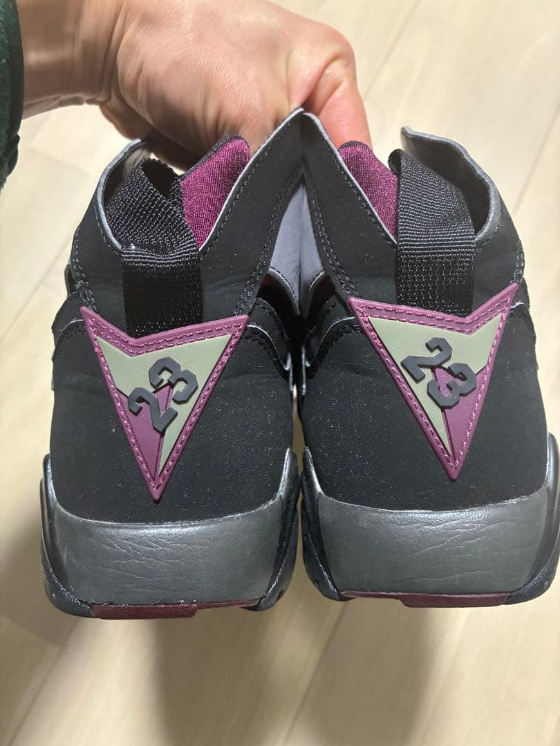Air Jordan 7 グレー/ブラック バスケットシューズ