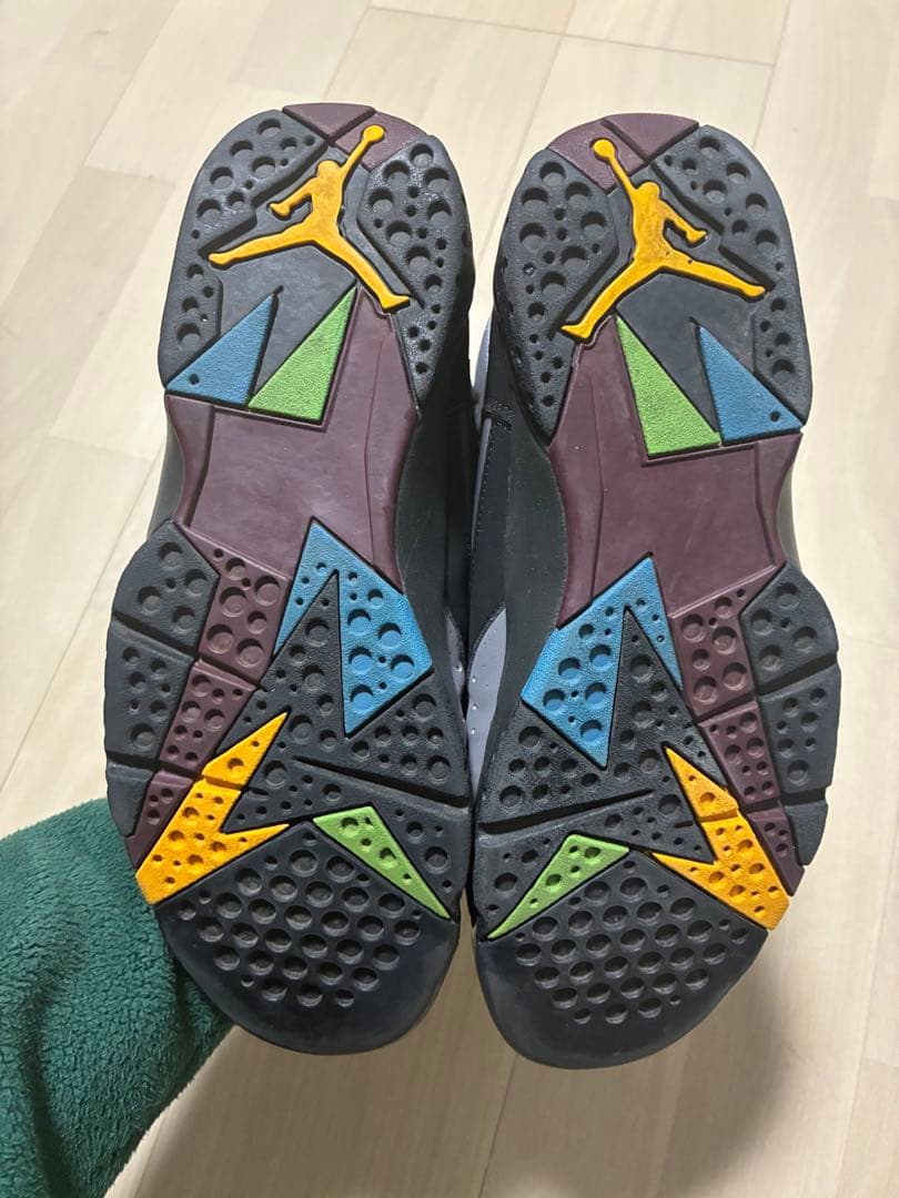Air Jordan 7 グレー/ブラック バスケットシューズ